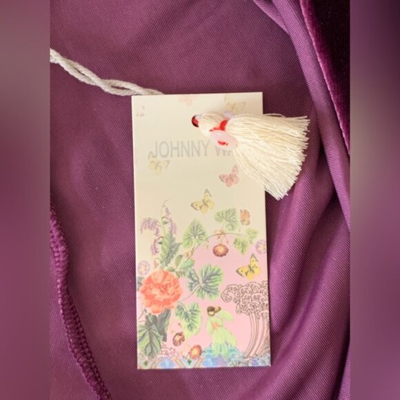 Johnny Was Cassia Tonal Leggings Velvet Plum Women’s Size Large - Picture 4 of 13